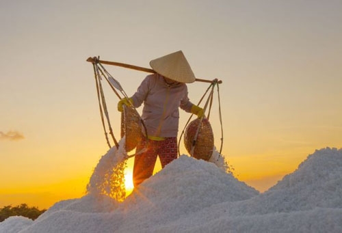 Горы соли во Вьетнаме