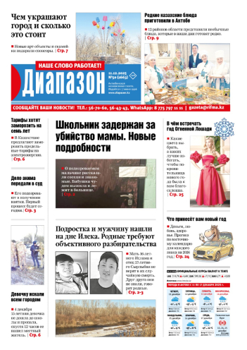 газета Диапазон № 50(1663)